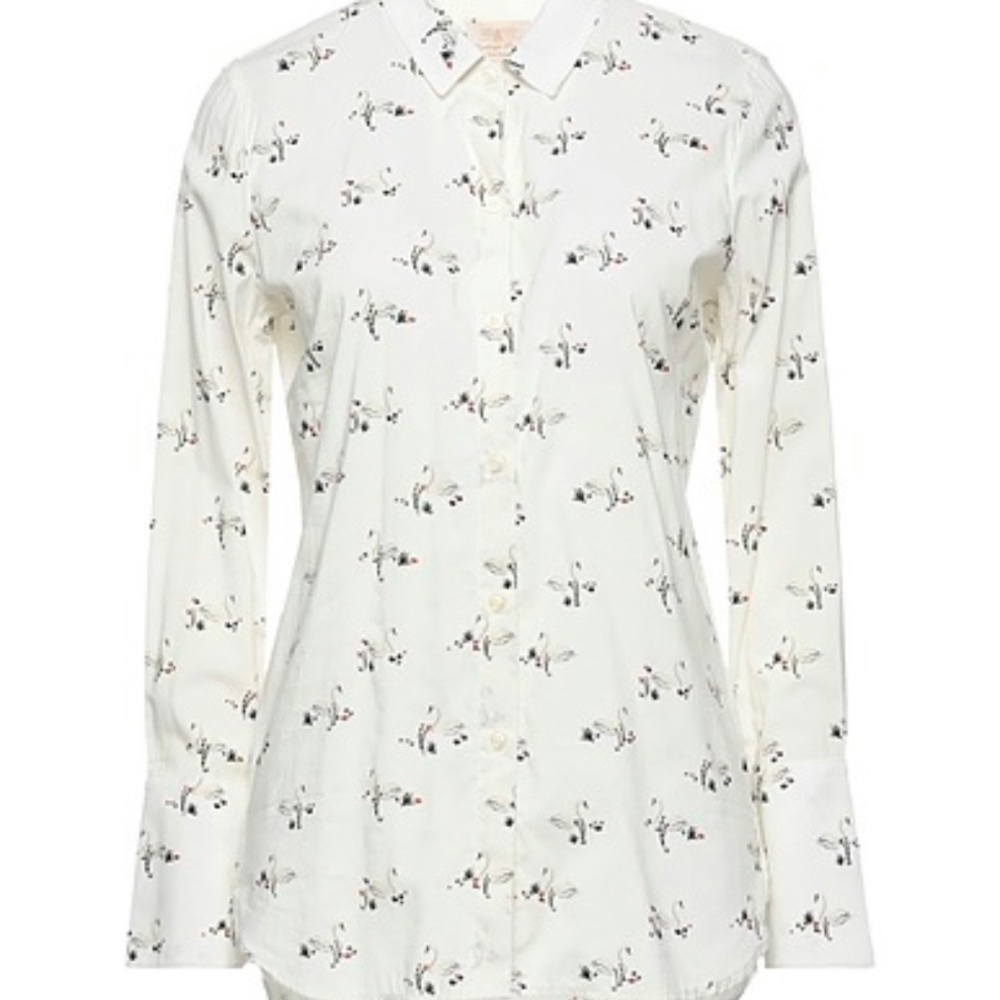 BARBOUR Monmouth Shirt, ivory pattern